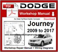 Dodge Journey Service Repair Workshop Manual Download